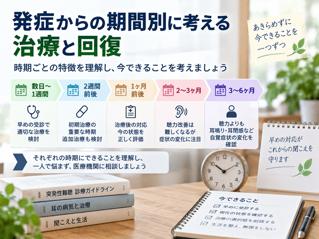 3.発症からの期間別に考える治療と回復