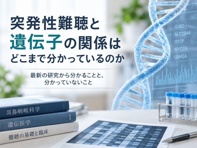 4.突発性難聴と遺伝子の関係はどこまで分かっているのか