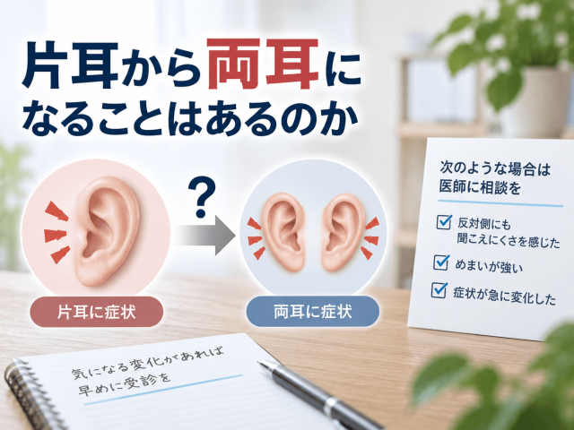 5.片耳から両耳になることはあるのか