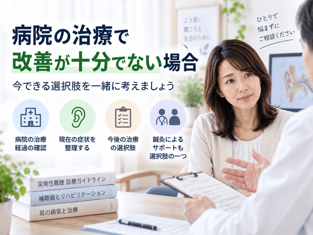 10.病院の治療で改善が十分でない場合