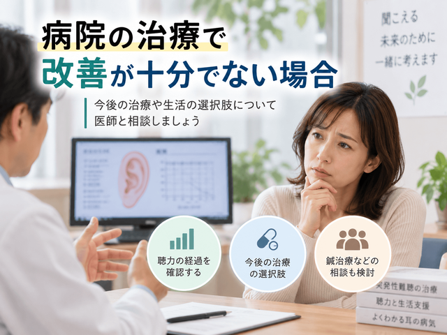 8.病院の治療で改善が十分でない場合