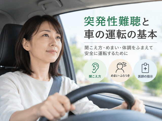 1.突発性難聴と車の運転の基本