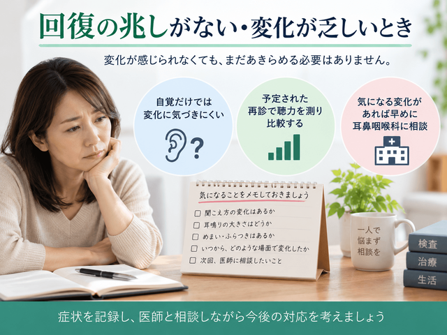 5.回復の兆しがない・変化が乏しいとき