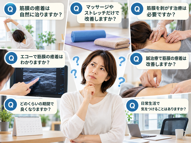 7.筋膜の癒着に関するよくある質問