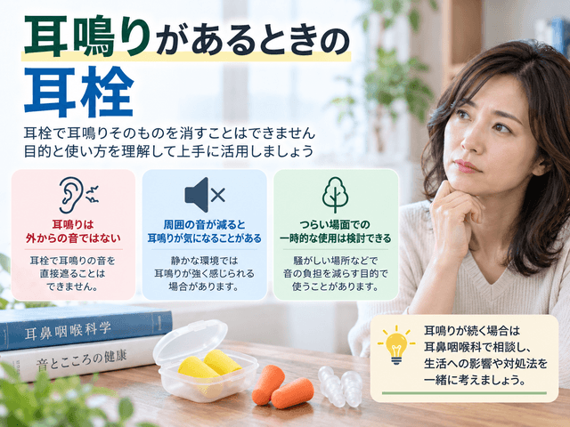6.耳鳴りがあるときの耳栓