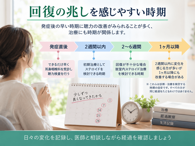 4.回復の兆しを感じやすい時期