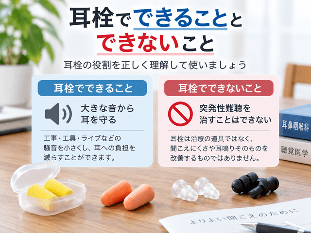 2.耳栓でできることとできないこと