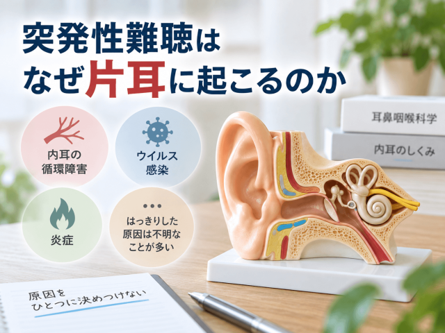 4.突発性難聴はなぜ片耳に起こるのか