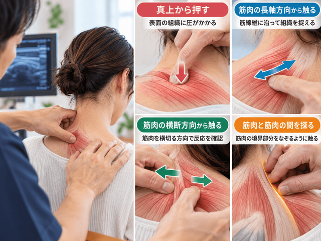 3.トリガーポイントは触診の方法によって見つかり方が変わる
