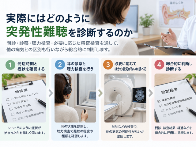 5.実際にはどのように突発性難聴を診断するのか