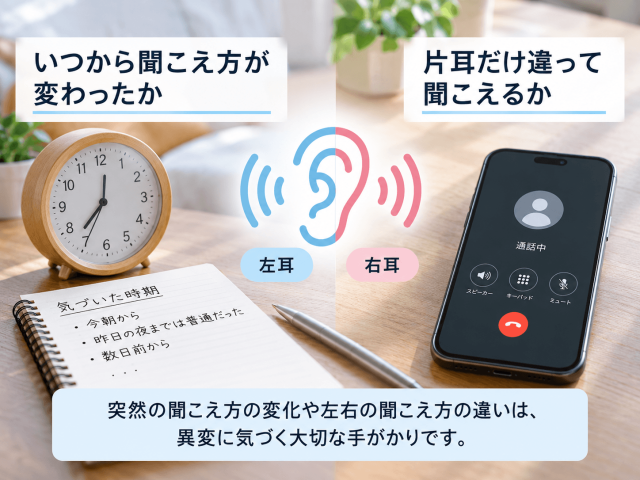 2.特に確認したい「突然の変化」と「左右差」