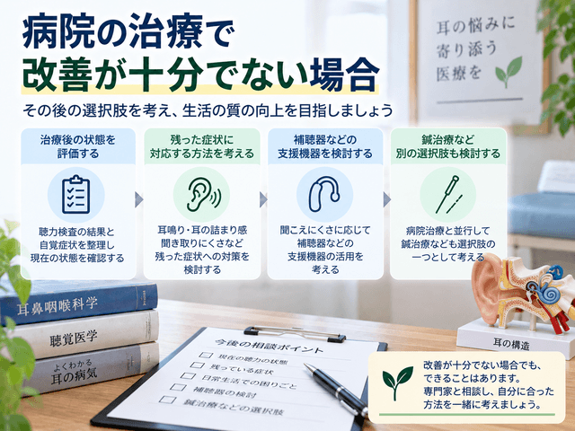 7.病院の治療で改善が十分でない場合