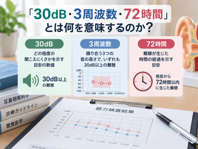 3.「30dB・3周波数・72時間」とは何を意味するのか
