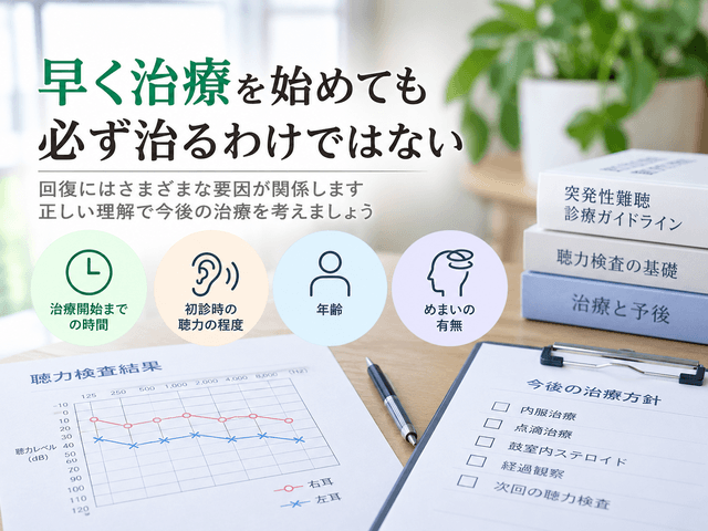 5.早く治療を始めても必ず治るわけではない