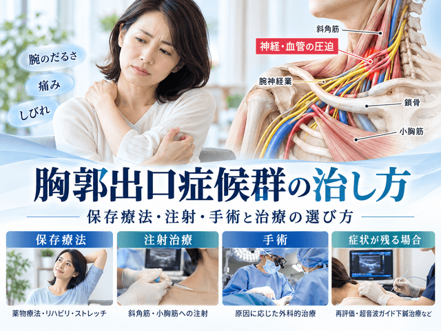 胸郭出口症候群の治し方｜保存療法・注射・手術と治療の選び方