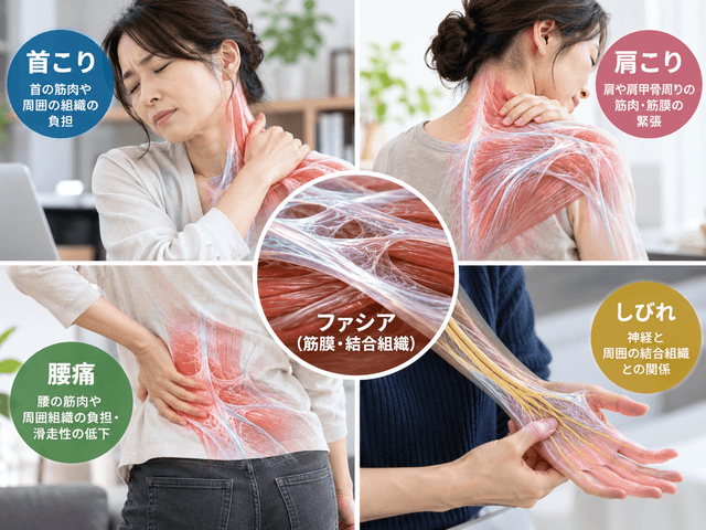 4.首こり 肩こり 腰痛 しびれとファシアの関係