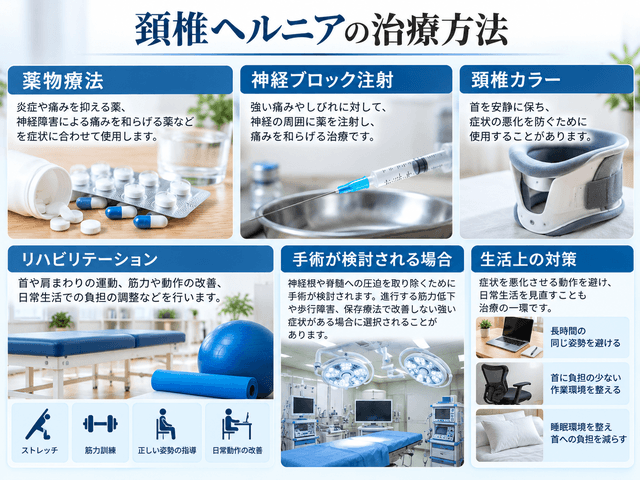 5.頚椎ヘルニアの治療方法