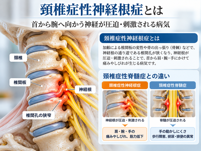 1.頚椎症性神経根症とは