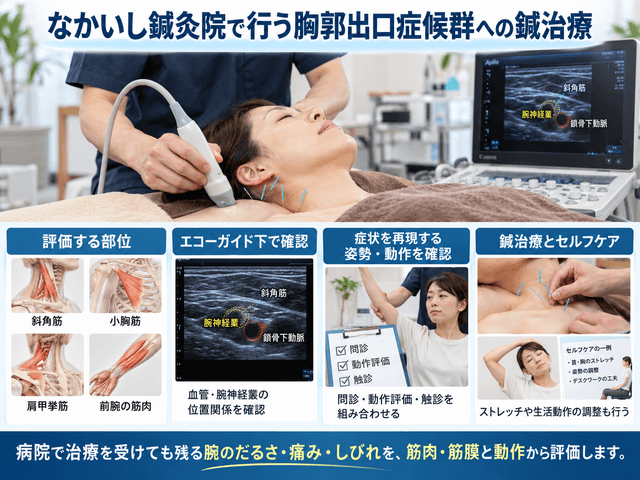 6.なかいし鍼灸院で行う胸郭出口症候群への鍼治療