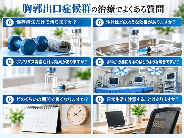 7.胸郭出口症候群の治療でよくある質問