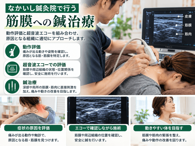 6.なかいし鍼灸院で行う筋膜への鍼治療