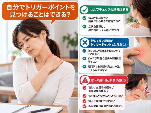 5.自分でトリガーポイントを見つけることはできる？
